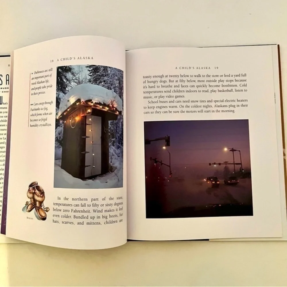 A Child’s Alaska hardback book with slip cover